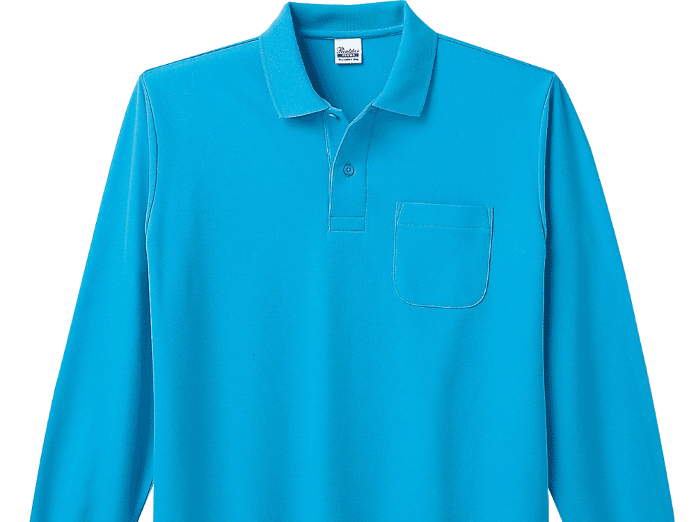 T C長袖ポロシャツ ポケット付 の商品 オリジナルウェア通販のカメオカ